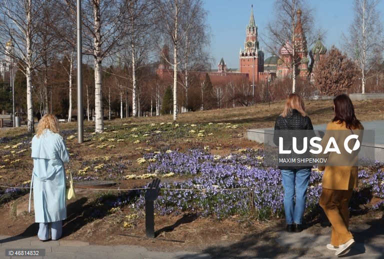 Rússia: Dia de Primavera em Moscovo