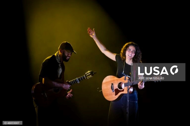A cantora portuguesa Maro atua durante um concerto no âmbito da sua digressão mundial «So much has changed», no Coliseu dos Recreios, em Lisboa. JOSE SENA GOULAO/LUSA