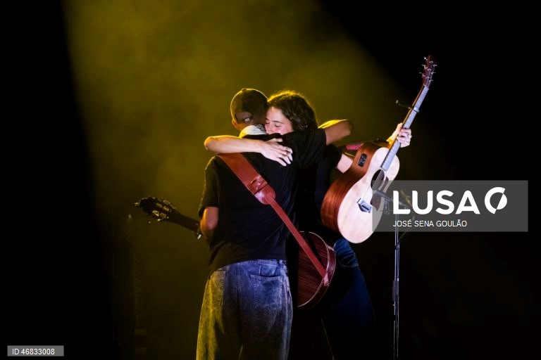 A cantora portuguesa Maro atua durante um concerto no âmbito da sua digressão mundial «So much has changed», no Coliseu dos Recreios, em Lisboa. JOSE SENA GOULAO/LUSA