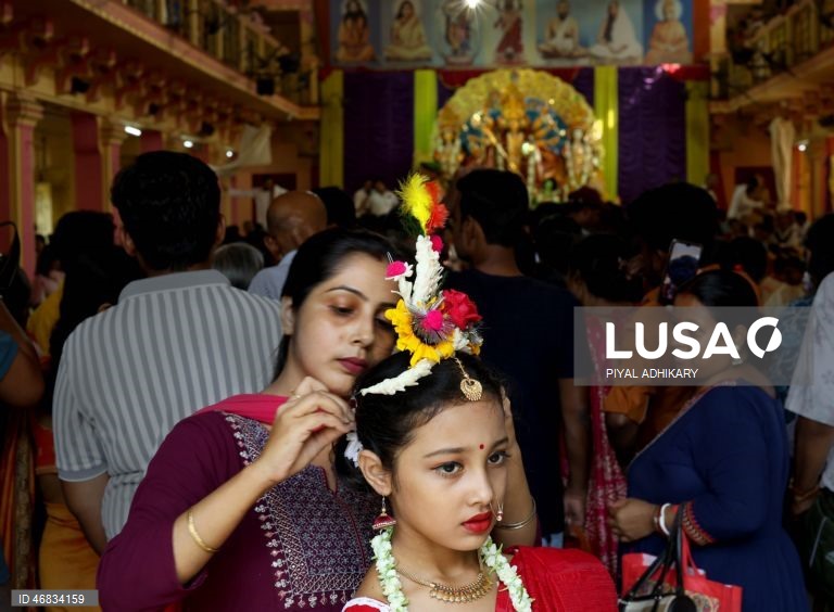 Índia: Festival Hindu Kumari Puja em Calcutá