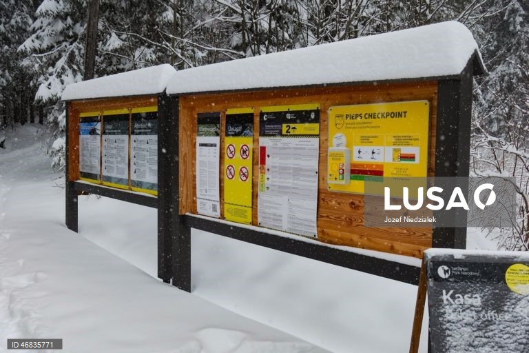 Polónia: Nevão em Zakopane