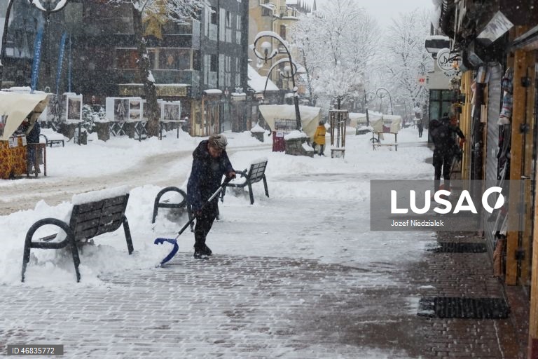 Polónia: Nevão em Zakopane