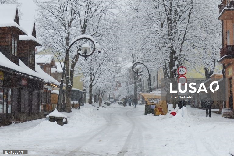 Polónia: Nevão em Zakopane
