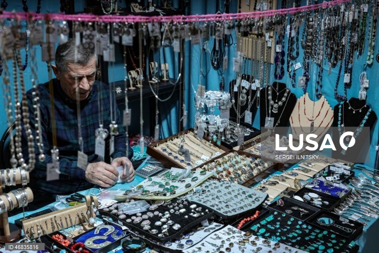 Rússia: Feira de artesanato em Moscovo