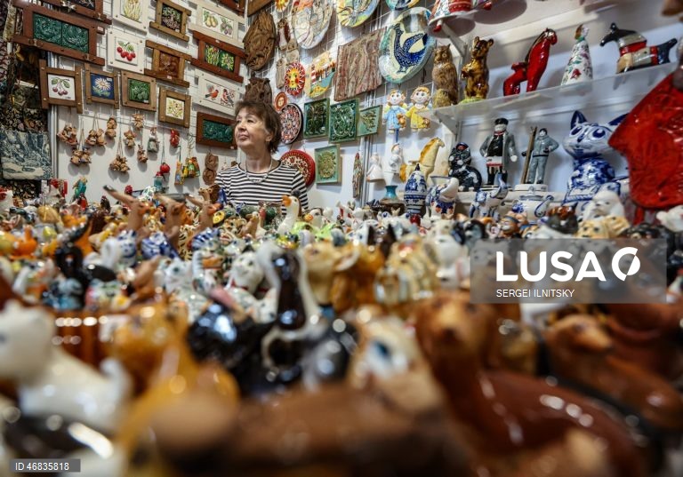 Rússia: Feira de artesanato em Moscovo