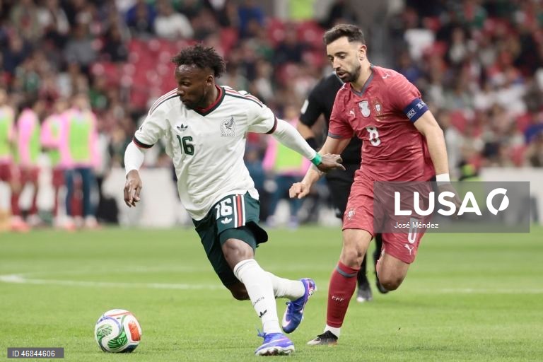 Portugal empatou 0-0 frente ao México, em jogo de preparação para o Mundial2026 de futebol, disputado na Cidade do México, numa partida marcada pela reabertura do mítico Estádio Azteca.