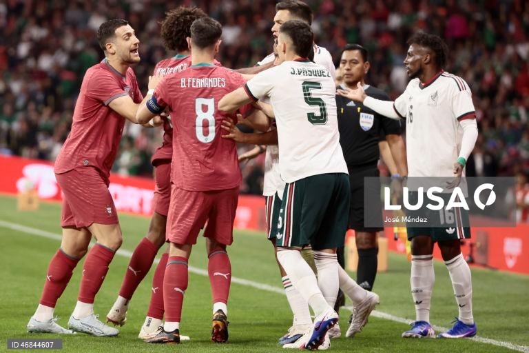 Portugal empatou 0-0 frente ao México, em jogo de preparação para o Mundial2026 de futebol, disputado na Cidade do México, numa partida marcada pela reabertura do mítico Estádio Azteca.