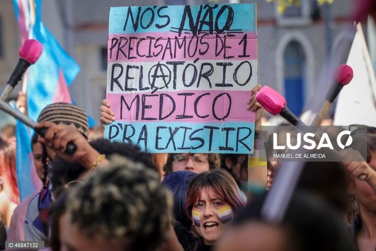 Marcha da visibilidade trans em Lisboa