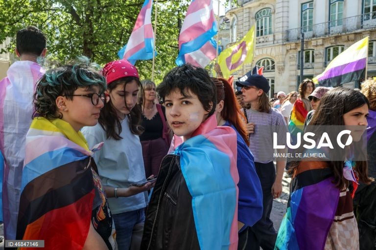 Marcha da visibilidade trans em Lisboa