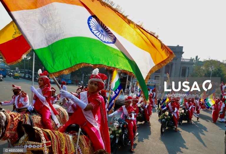 Índia: Celebrações em Bangalore do nascimento de Mahavira, fundador do Jainismo