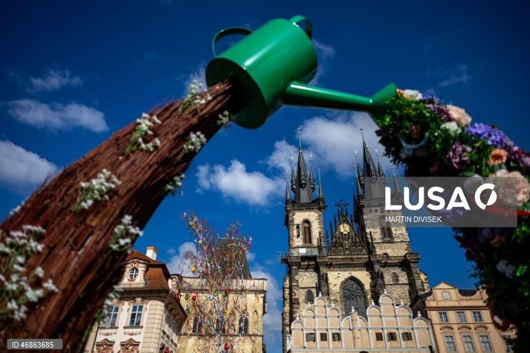 Chéquia: Mercado de Páscoa em Praga