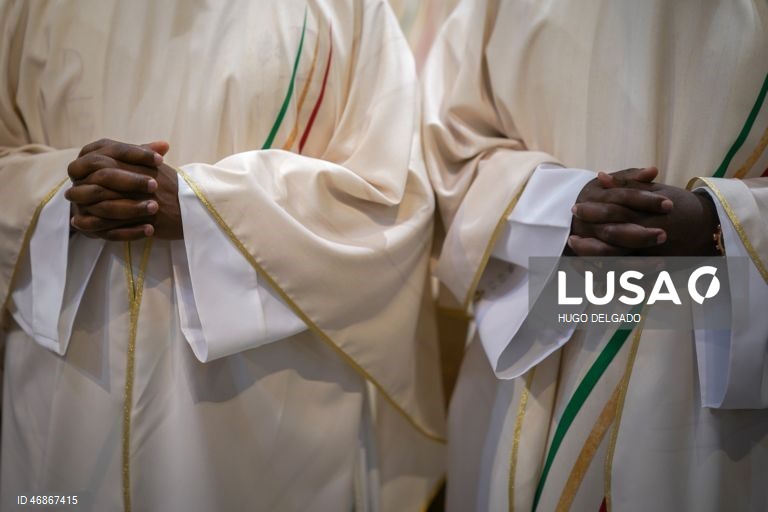 Missa Crismal e Bênção dos Santos Óleos na Sé Catedral de Braga presidida pelo Arcebispo de Braga D.José Cordeiro , durante as Solenidades da Semana Santa de Braga, Portugal, 2 Abril  2026. HUGO DELGADO/LUSA