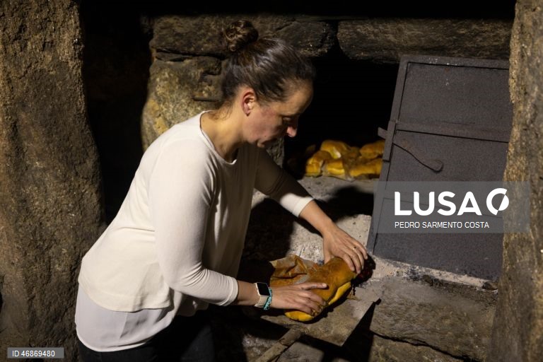 O antigo forno comunitário de Vilar Perdizes, em Montalegre, reabre nesta Páscoa para cumprir a tradição de cozer o folar, servindo de palco para a transmissão de saberes das gerações mais velhas para os mais novos, Montalegre, Vila Real, 2 de abril de 2026. Os fornos do povo foram caindo em desuso, mas, nos últimos anos, em Montalegre, distrito de Vila Real, vários foram recuperados e são reabertos, principalmente nesta época, para reativar uma tradição antiga. Espalhados pelo concelho há 56...
