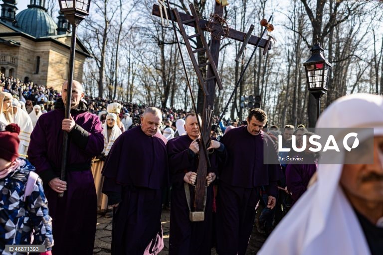 Polónia: Procissão da Paixão de Cristo em Kalwaria Zebrzydowska