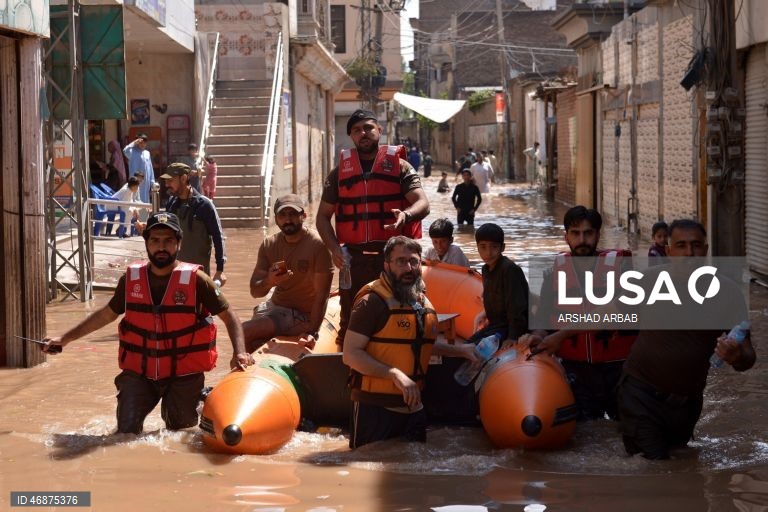 Cheias no Paquistão