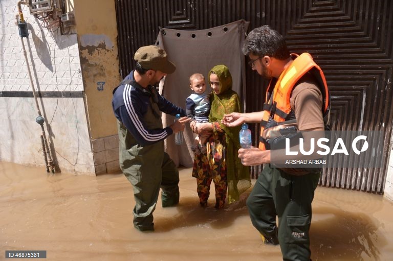 Cheias no Paquistão