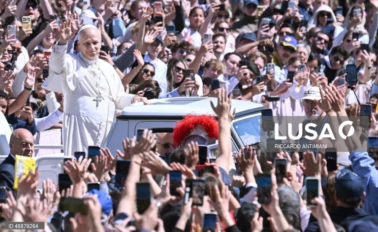 Vaticano: Papa Leão XIV preside às celebrações do Domingo de Páscoa