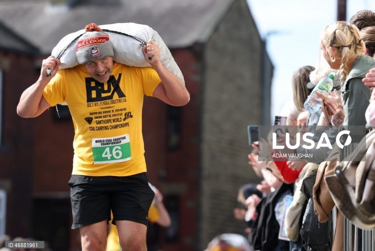 Grã-Bretanha: Campeonato Mundial de Transporte de Carvão em Gawthorpe