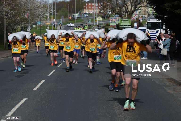 Grã-Bretanha: Campeonato Mundial de Transporte de Carvão em Gawthorpe