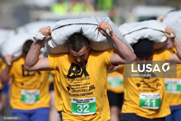 Grã-Bretanha: Campeonato Mundial de Transporte de Carvão em Gawthorpe