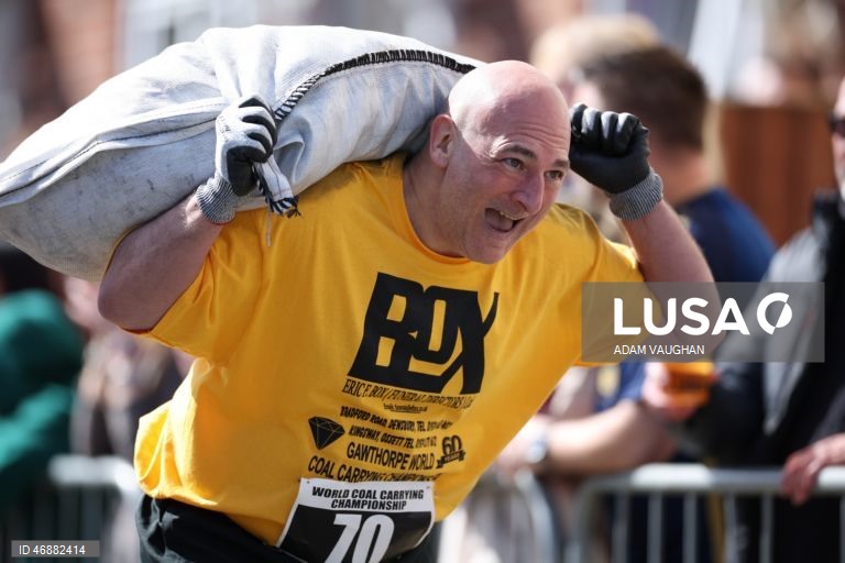 Grã-Bretanha: Campeonato Mundial de Transporte de Carvão em Gawthorpe