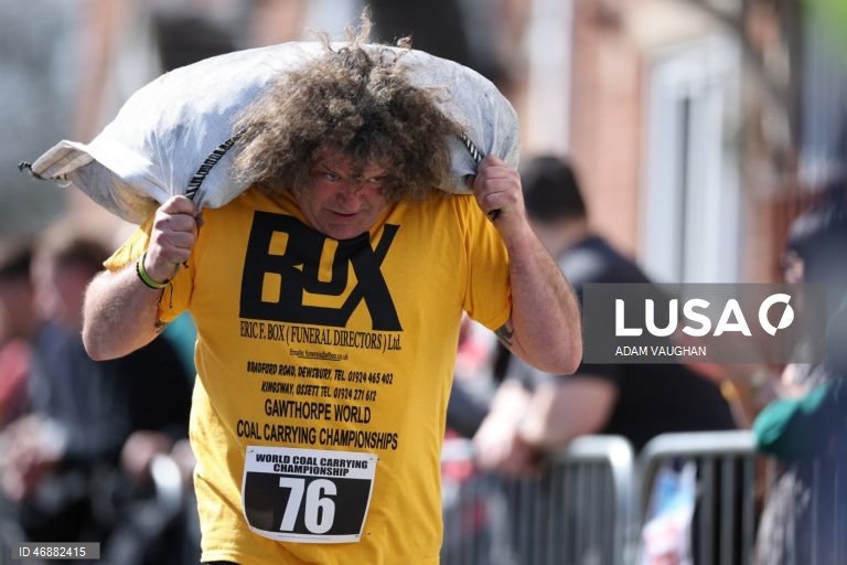 Grã-Bretanha: Campeonato Mundial de Transporte de Carvão em Gawthorpe