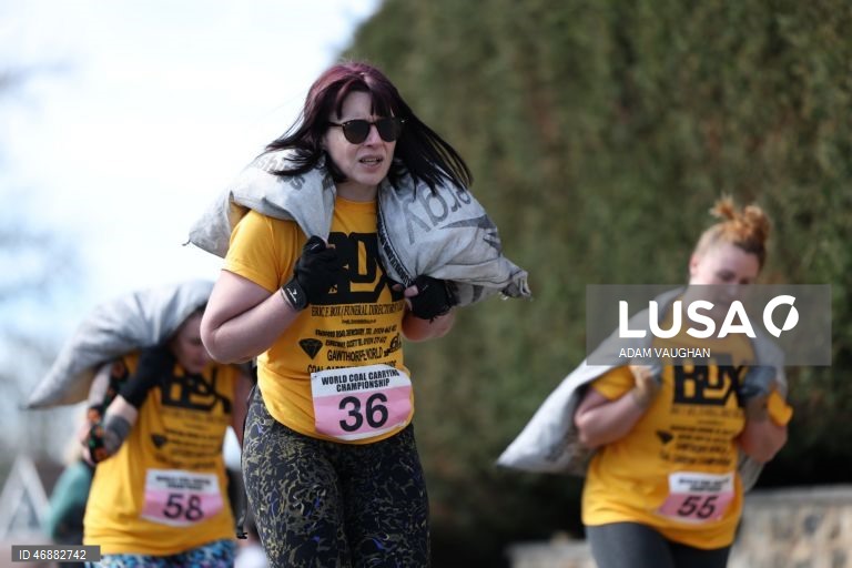 Grã-Bretanha: Campeonato Mundial de Transporte de Carvão em Gawthorpe