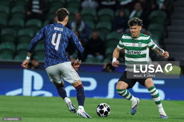 O bicampeão português Sporting perdeu hoje por 1-0 com o Arsenal, líder destacado da Premier League, em encontro da primeira mão dos quartos de final da Liga dos Campeões em futebol, no Estádio José Alvalade, em Lisboa.