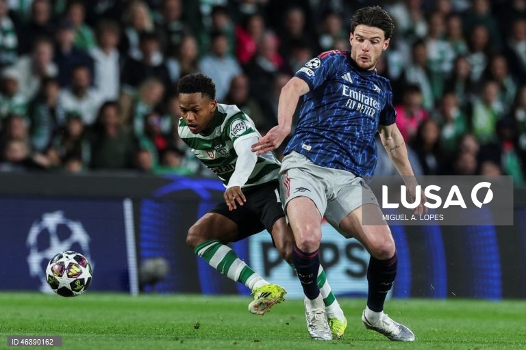 O bicampeão português Sporting perdeu hoje por 1-0 com o Arsenal, líder destacado da Premier League, em encontro da primeira mão dos quartos de final da Liga dos Campeões em futebol, no Estádio José Alvalade, em Lisboa.