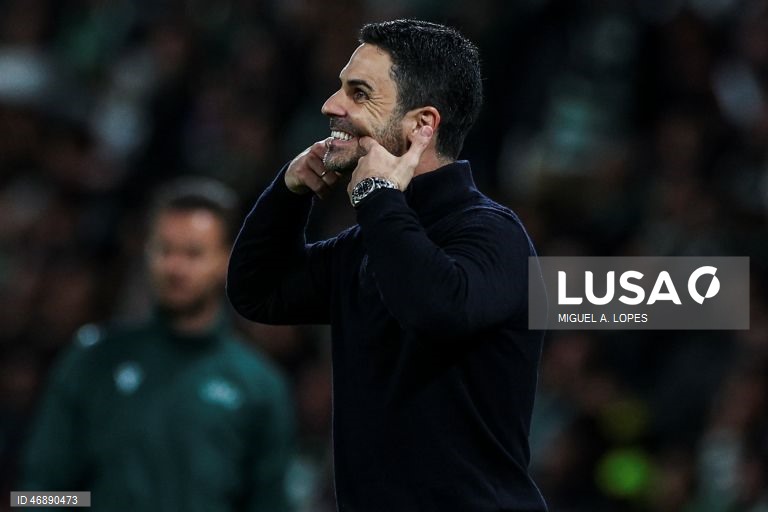 O bicampeão português Sporting perdeu hoje por 1-0 com o Arsenal, líder destacado da Premier League, em encontro da primeira mão dos quartos de final da Liga dos Campeões em futebol, no Estádio José Alvalade, em Lisboa.