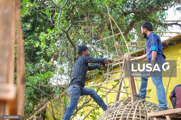 Daca: Preparações para o Ano Novo de Bangla 1433, "Pahela Baishakh"