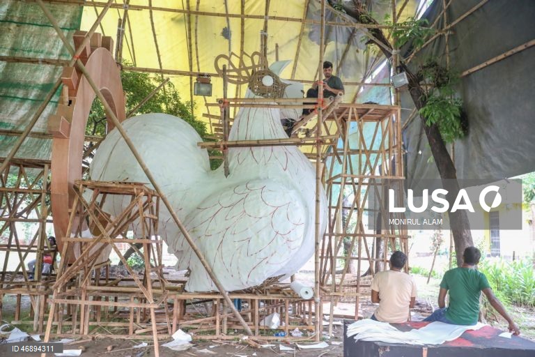 Daca: Preparações para o Ano Novo de Bangla 1433, "Pahela Baishakh"