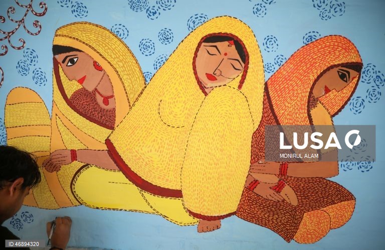 Daca: Preparações para o Ano Novo de Bangla 1433, "Pahela Baishakh"