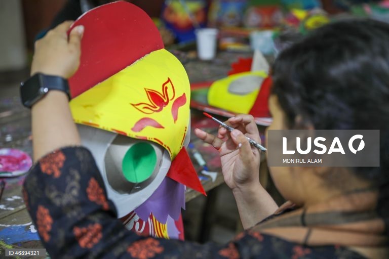 Daca: Preparações para o Ano Novo de Bangla 1433, "Pahela Baishakh"