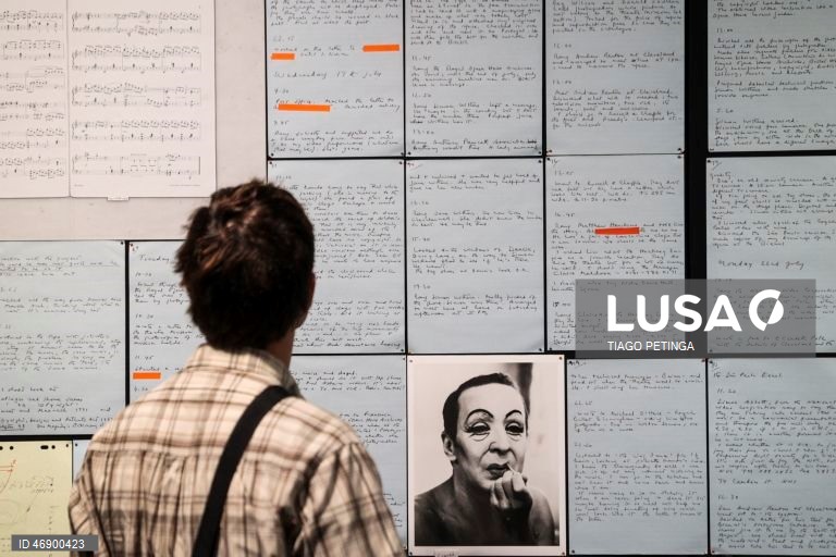 Visita de imprensa às exposições "Persongens e Intérpretes" na Culturgest em Lisboa, 9 de abril de 2026. As exposições comemoram os 50 anos de atividade como artista plástico e os 30 anos da vertente particular da obra de João Penalva. TIAGO PETINGA/LUSA