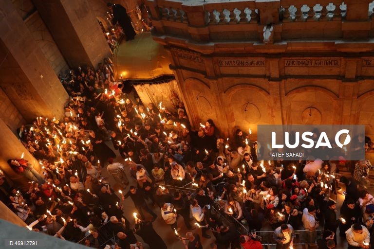 Jerusalém: Cerimónia do Fogo Sagrado na Igreja do Santo Sepulcro