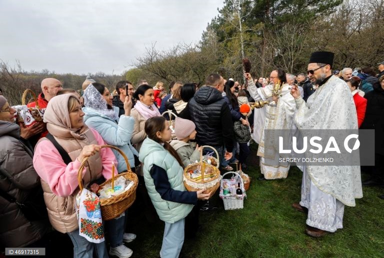 Ucrânia: Celebração do Domingo de Páscoa ortodoxa