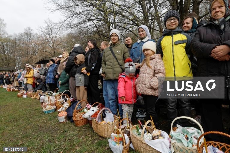 Ucrânia: Celebração do Domingo de Páscoa ortodoxa