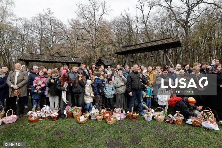 Ucrânia: Celebração do Domingo de Páscoa ortodoxa
