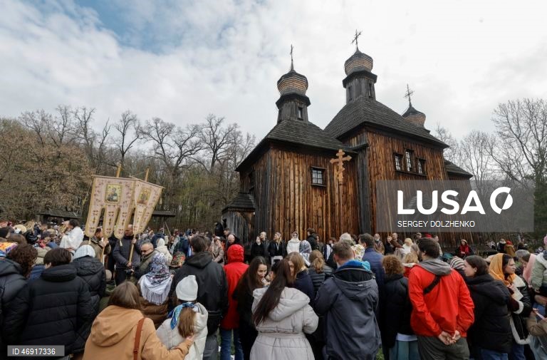 Ucrânia: Celebração do Domingo de Páscoa ortodoxa