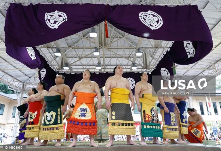 Japão: Torneio de sumo em Tóquio