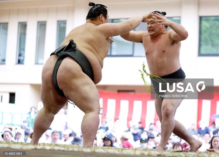 Japão: Torneio de sumo em Tóquio