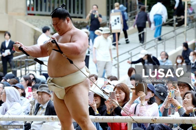 Japão: Torneio de sumo em Tóquio