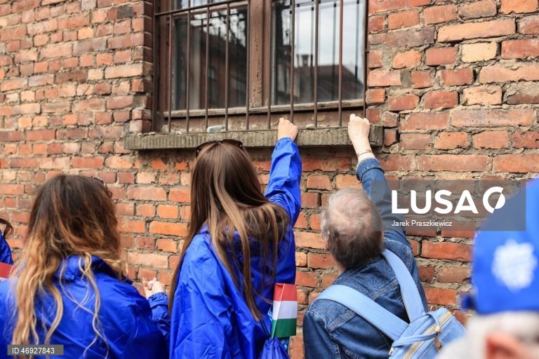 Polónia: Dia do Holocausto no antigo campo de concentração de Auschwitz