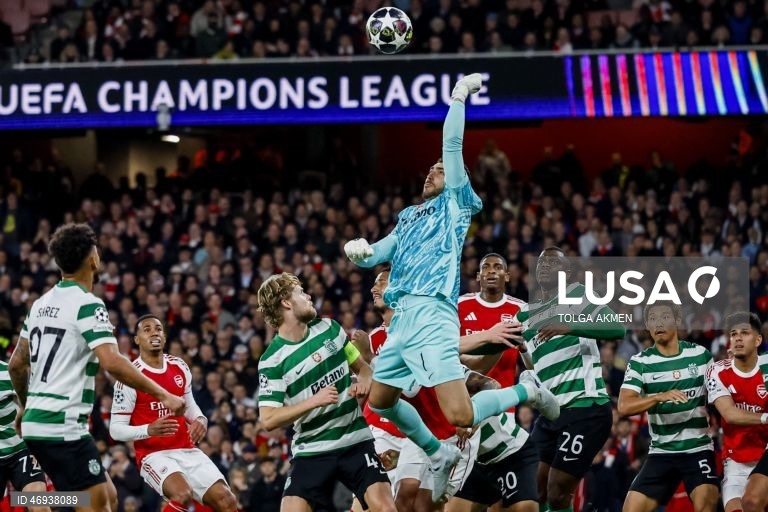 Liga dos Campeões: Arsenal vs Sporting