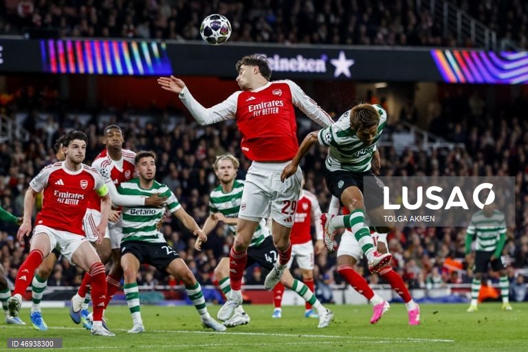 Liga dos Campeões: Arsenal vs Sporting
