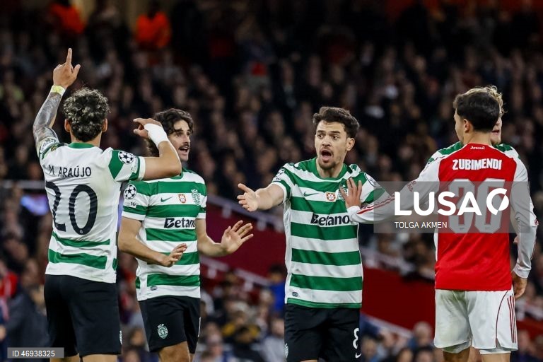 Liga dos Campeões: Arsenal vs Sporting