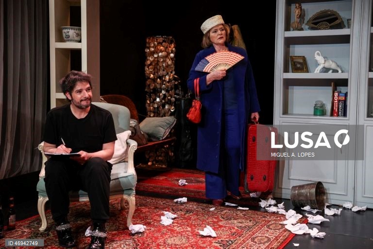 Teatro: Ensaio de imprensa da peça "Verdadeiro Oeste"