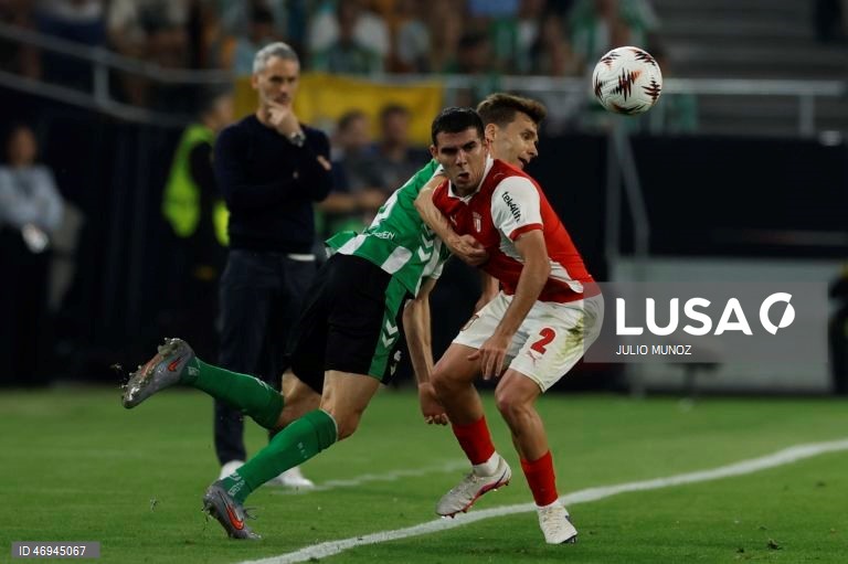 Liga Europa: Betis vs Sporting de Braga