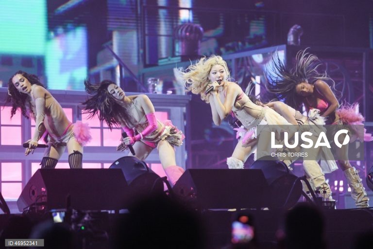 Primeiro dia do segundo fim de semana do Festival de Música e Artes de Coachella Valley de 2026, no Empire Polo Club, em Indio, Califórnia, EUA.
